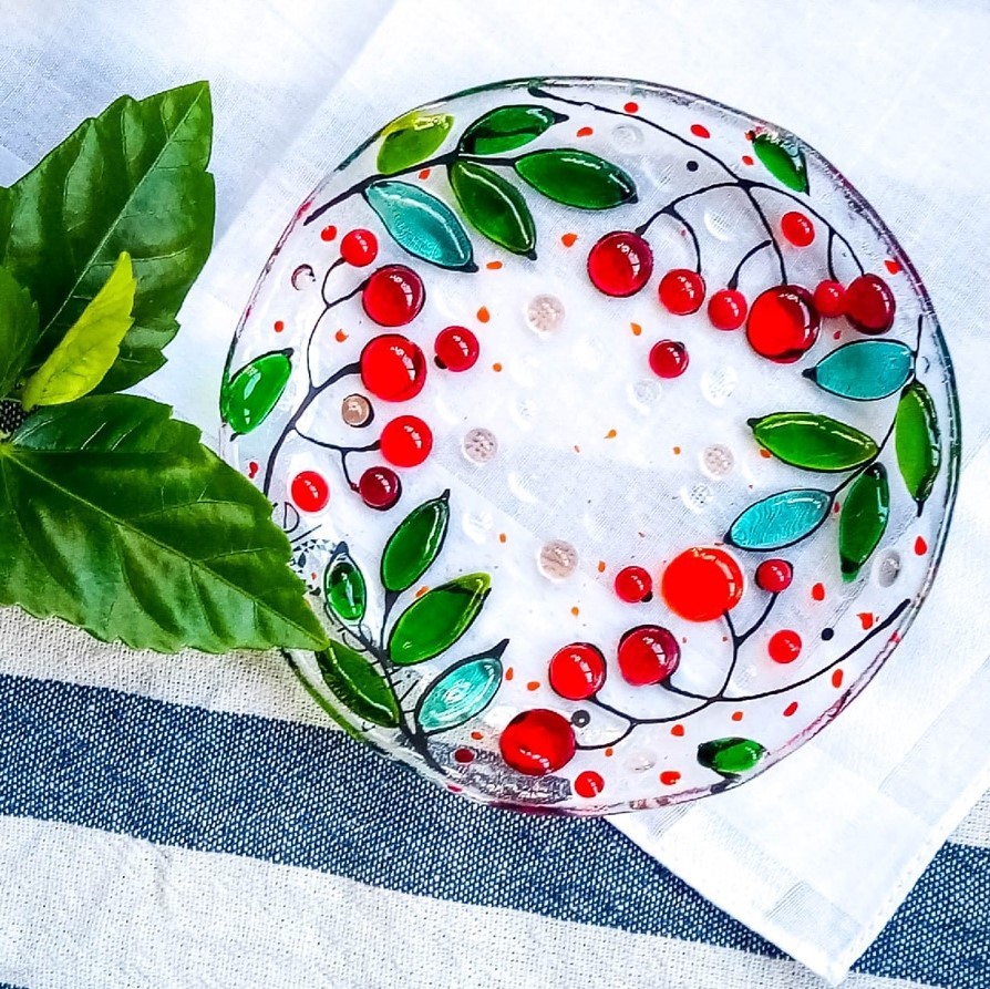 Мастер-класс Лимонница в технике фьюзинг