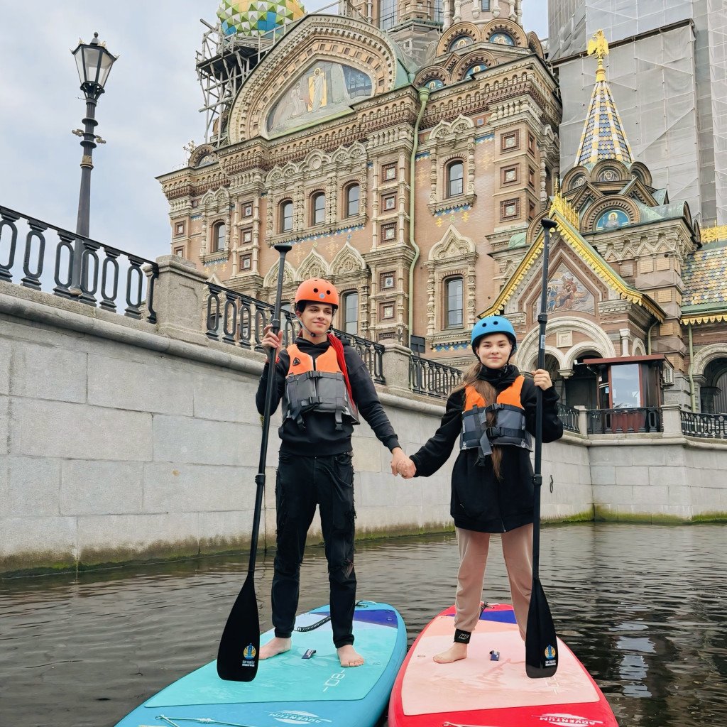 Sup-прогулка: К Новой Голландии через Цветные мосты